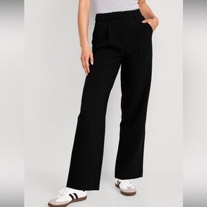 Black High waisted wide leg pants